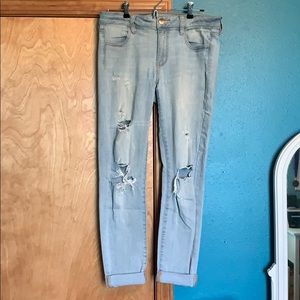 American Eagle jeggings.